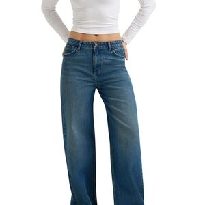 Wrangler Women's Classic Blue Straight Leg Jeans